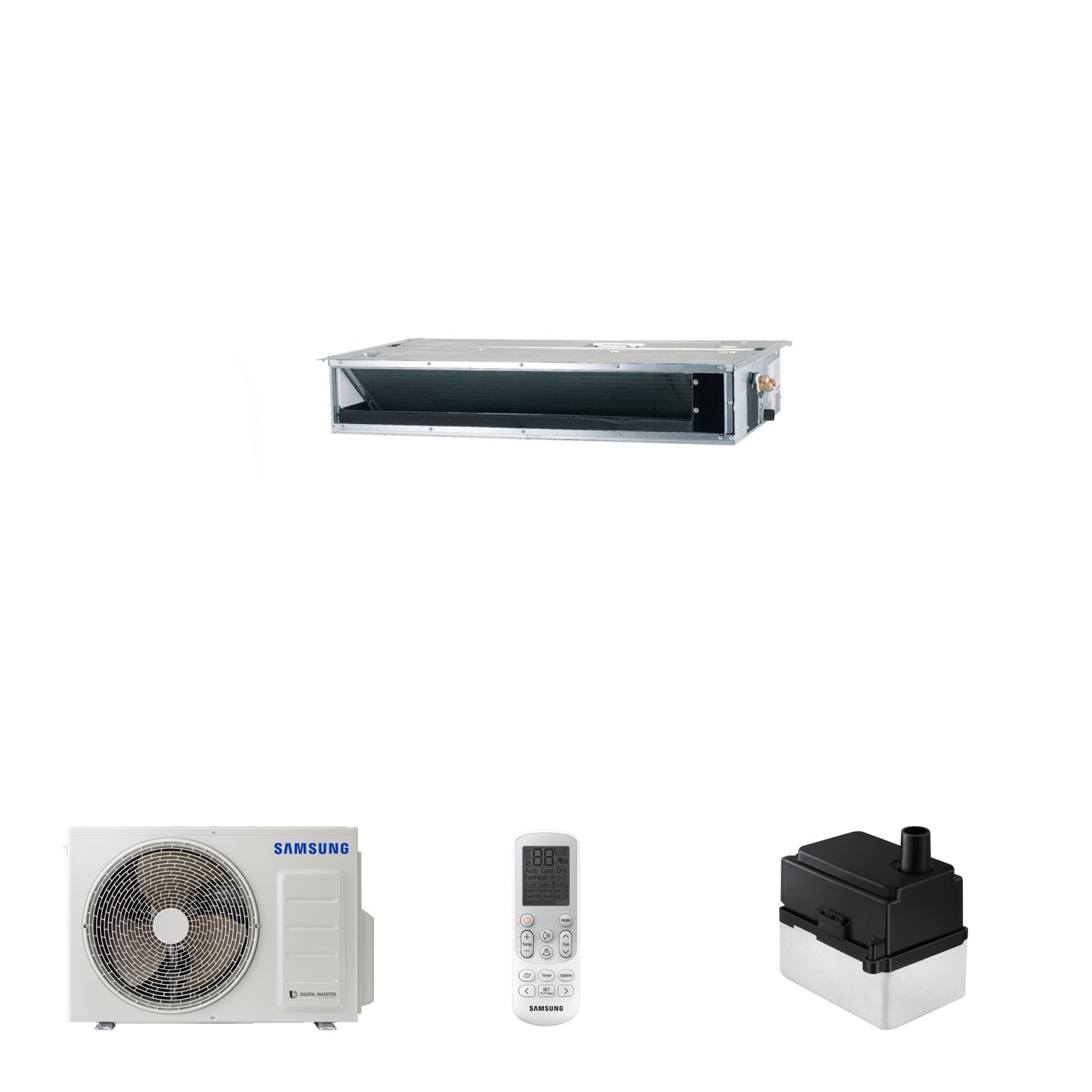 Samsung CAC 3.5kW Slim ducted high efficiency unit with wireless controller