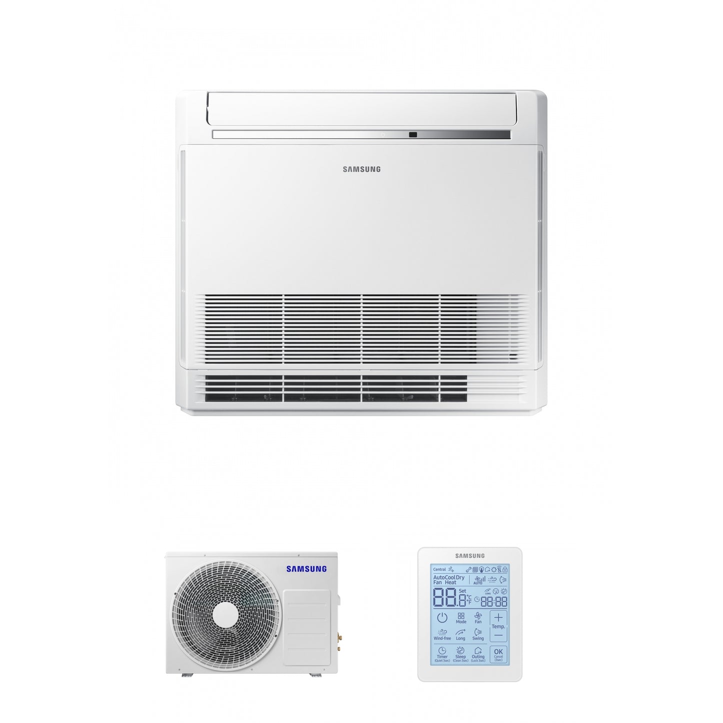 Samsung CAC 5kW Floor standing console with simplified wired controller