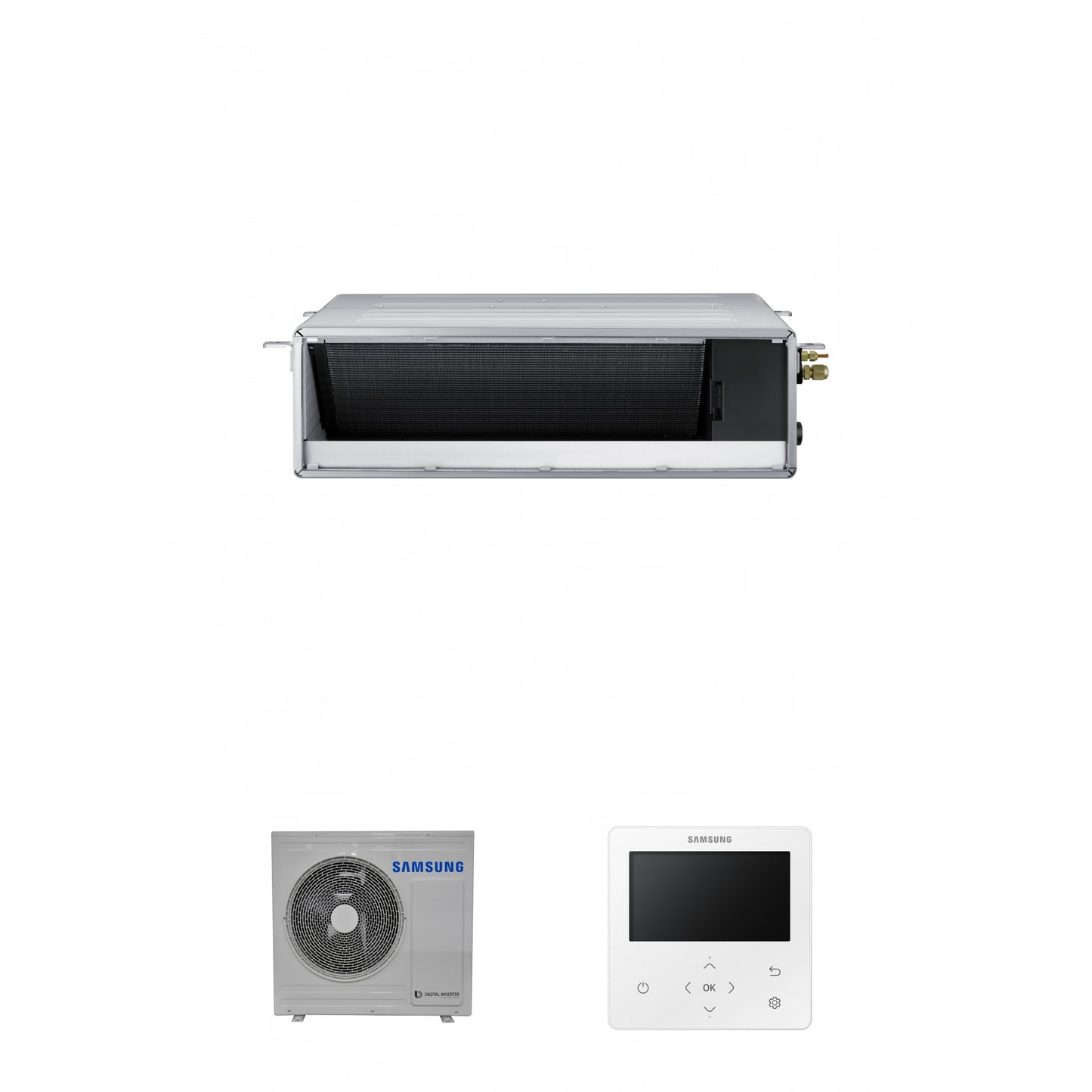 Samsung CAC 7.1kW Ducted high efficiency unit with colour premium wired controller