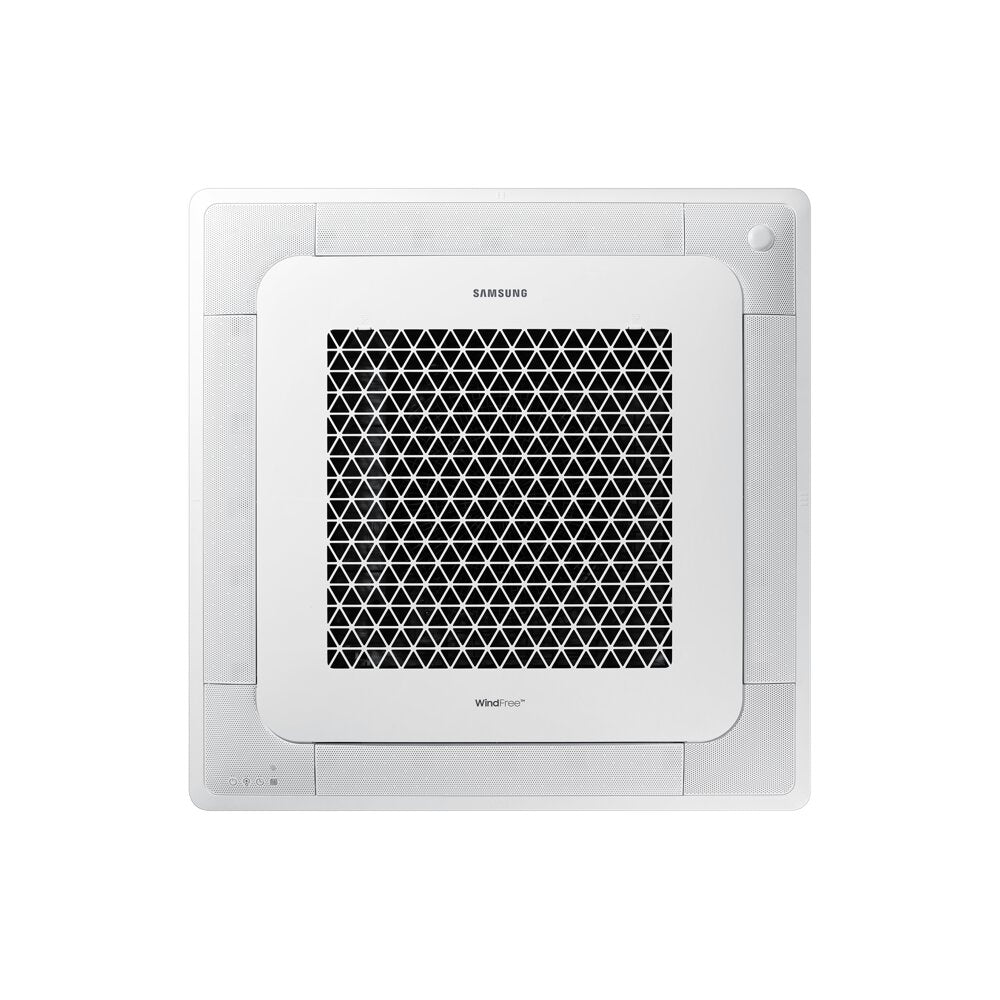 Samsung CAC 5.2kW 4 Way cassette high efficiency WindFree unit with 4 way fascia panel and wireless controller
