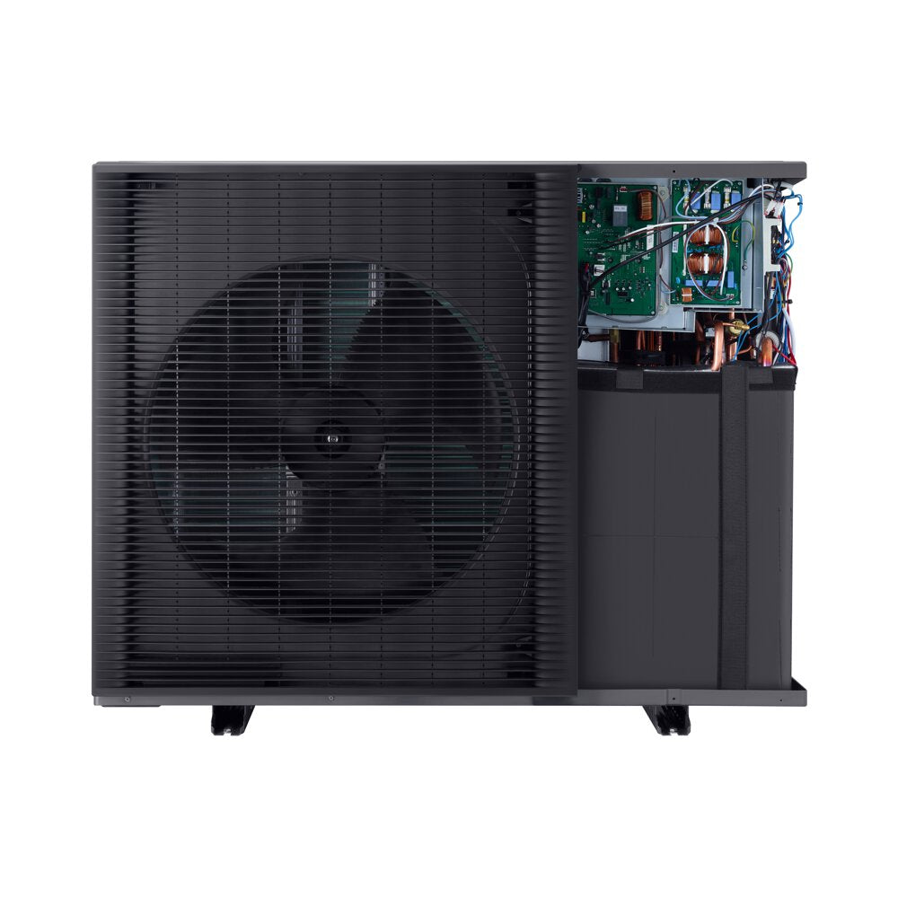 Samsung EHS 8.0kW Monoblock high temperature air source heat pump with 300L Pre plumbed air source heat pump cylinder with 50L buffer