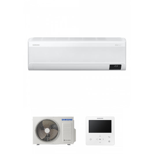 Samsung CAC 2.6kW Wall mounted WindFree unit with colour premium wired controller