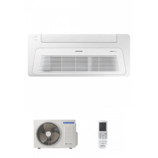 Samsung CAC 2.6kW 1 Way cassette WindFree with 1 way medium fascia panel and wireless controller