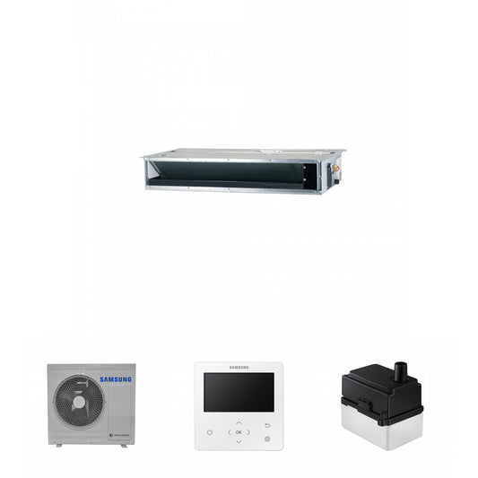 Samsung CAC 7.1kW Slim ducted high efficiency unit with colour premium wired controller