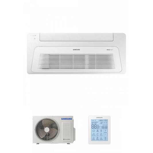 Samsung CAC 2.6kW 1 Way cassette WindFree with 1 way medium fascia panel and simplified wired controller