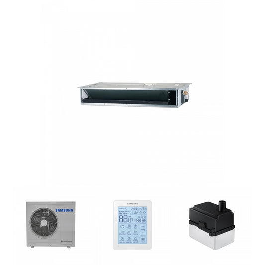 Samsung CAC 7.1kW Slim ducted high efficiency unit with simplified wired controller and external drain pump