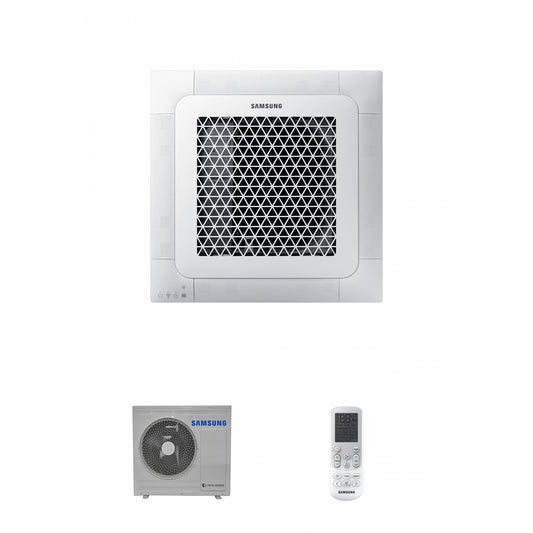 Samsung CAC 7.1kW Mini 4 way cassette WindFree with mini 4 way fascia panel and wireless controller