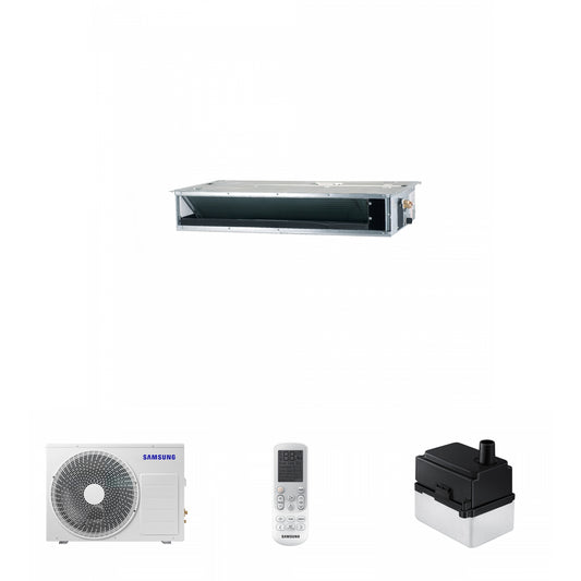 Samsung CAC 5.2kW Slim ducted high efficiency unit with wireless controller and external drain pump