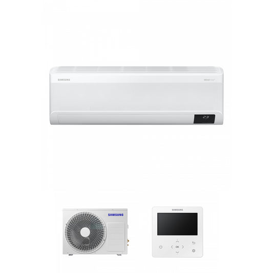 Samsung CAC 5kW Wall mounted WindFree unit with colour premium wired controller