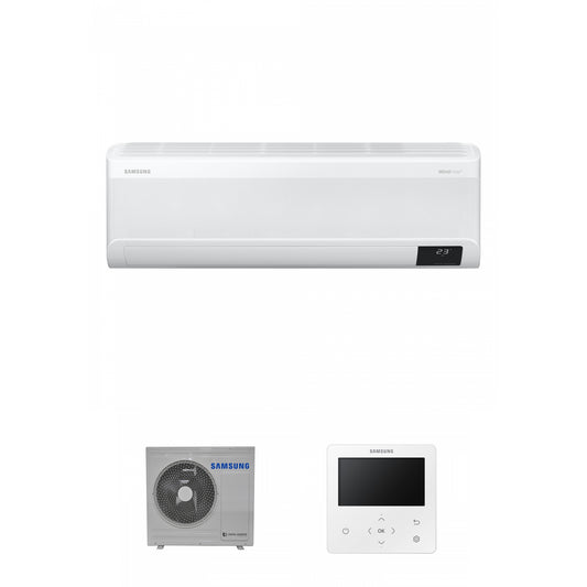 Samsung CAC 7.1kW Wall mounted high efficiency WindFree with colour premium wired controller