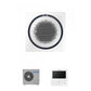Samsung CAC 7.1kW 360 Cassette with white square fascia panel and colour premium wired controller