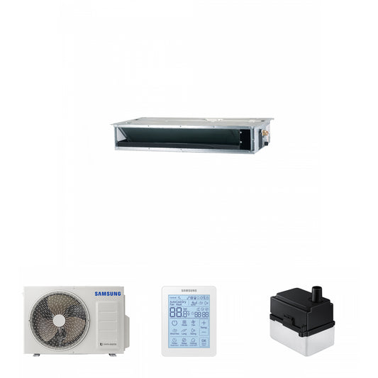 Samsung CAC 2.6kW Slim Ducted unit with simplified wired controller and external drain pump