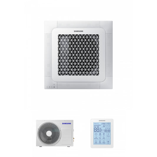 Samsung CAC 5.2kW Mini 4 way cassette WindFree with mini 4 way fascia panel and simplified wired controller