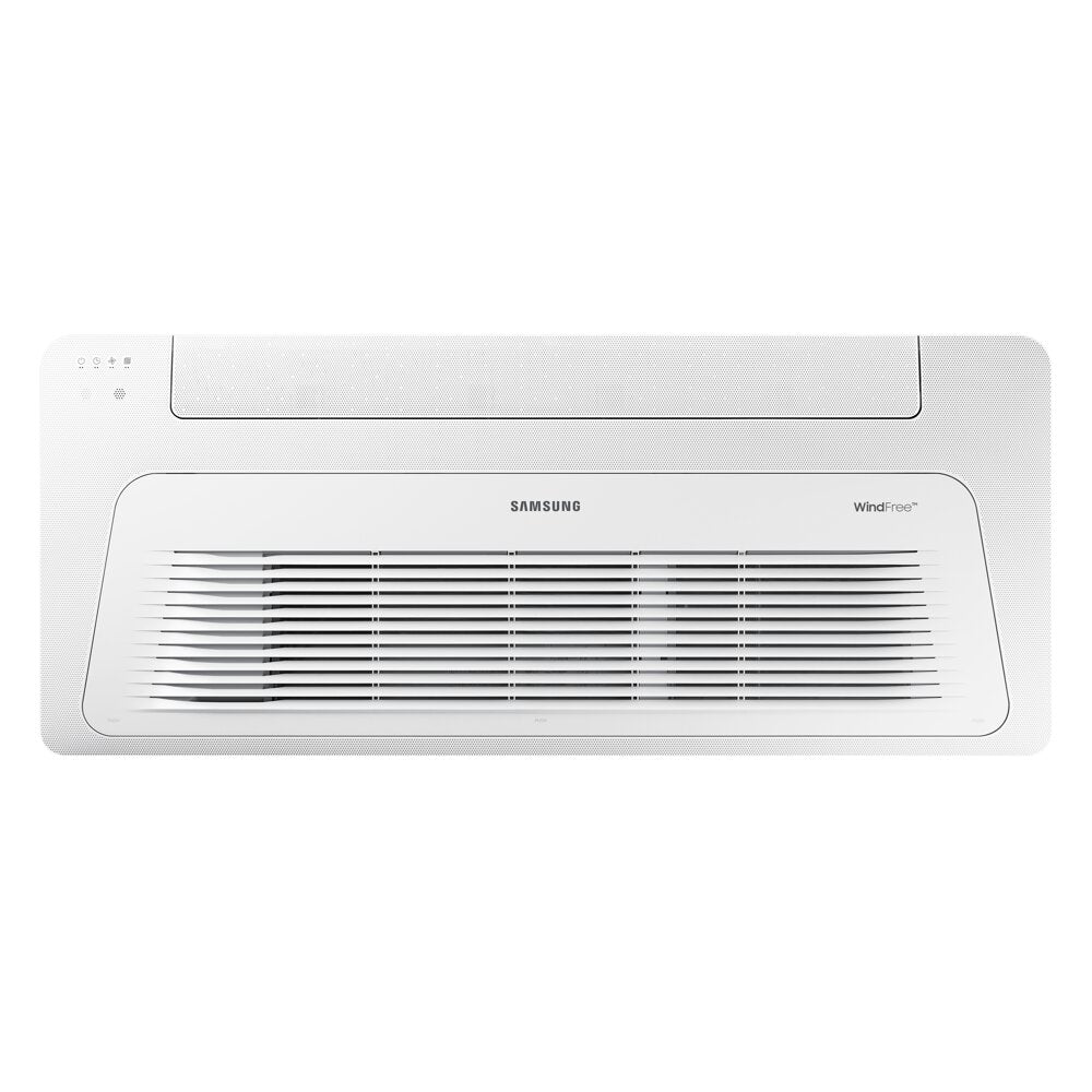 Samsung CAC 3.5kW 1 Way cassette WindFree with 1 way medium fascia panel and colour premium wired controller