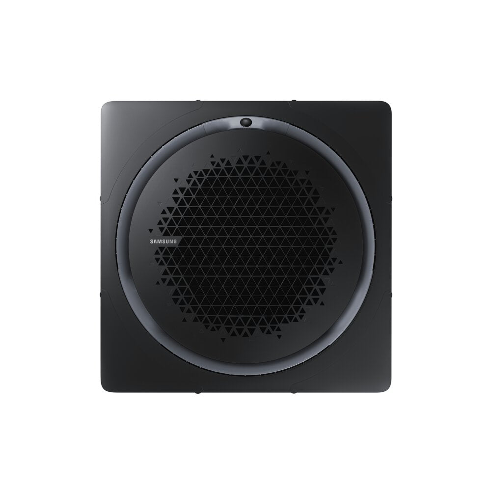 Samsung CAC 7.1kW 360 Cassette with black square fascia panel and simplified wired controller