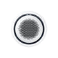 Samsung CAC 14kW 360 Cassette high efficiency with white circular fascia panel and colour premium wired controller
