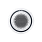 Samsung CAC 7.1kW 360 Cassette with white circular fascia panel and wireless controller